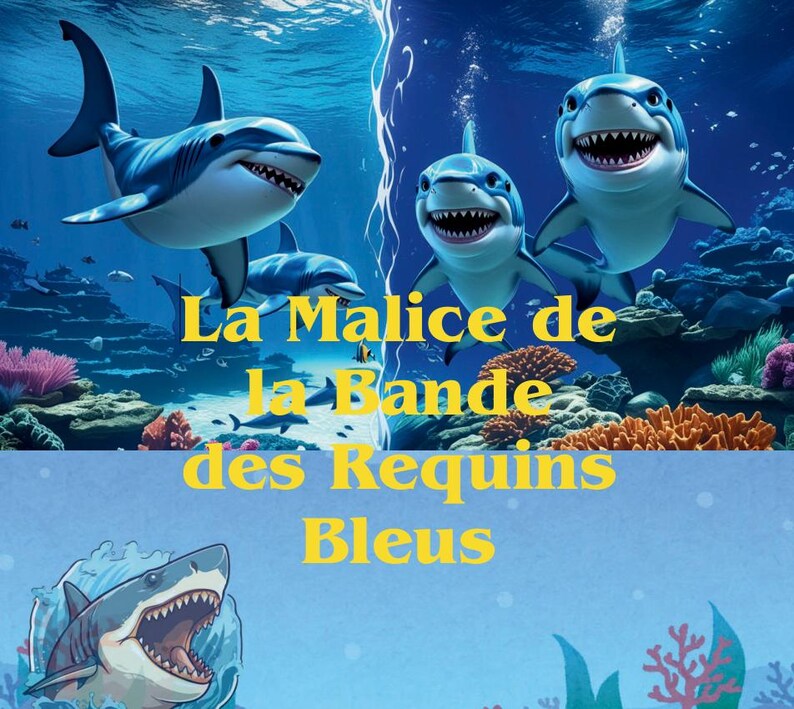 Kids E Book - Shark story-(French)