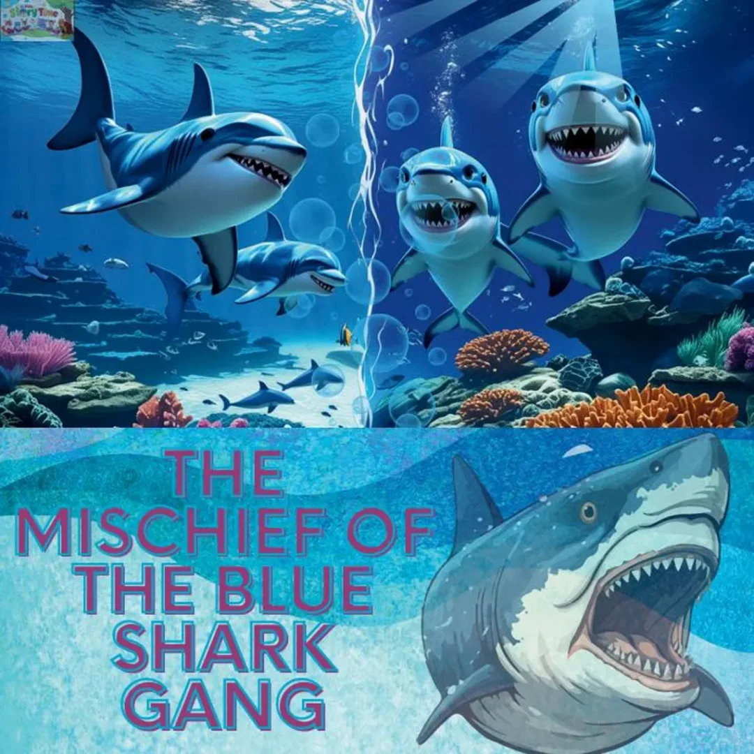 Kids E Book - Shark story-(English)